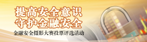 金色寫實(shí)風(fēng)格政府組織金融安全投票活動(dòng)banner