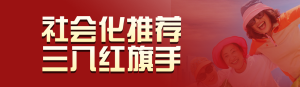 紅色寫(xiě)實(shí)風(fēng)格政府組織政府?huà)D女節(jié)投票活動(dòng)banner