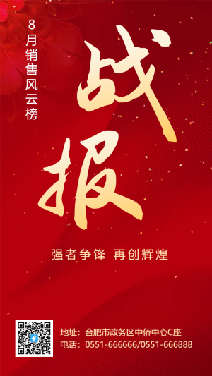 紅金銷(xiāo)售戰(zhàn)報(bào)風(fēng)云榜龍虎榜房地產(chǎn)銷(xiāo)冠榜