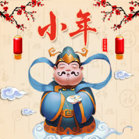 小年送祝福 砸金蛋