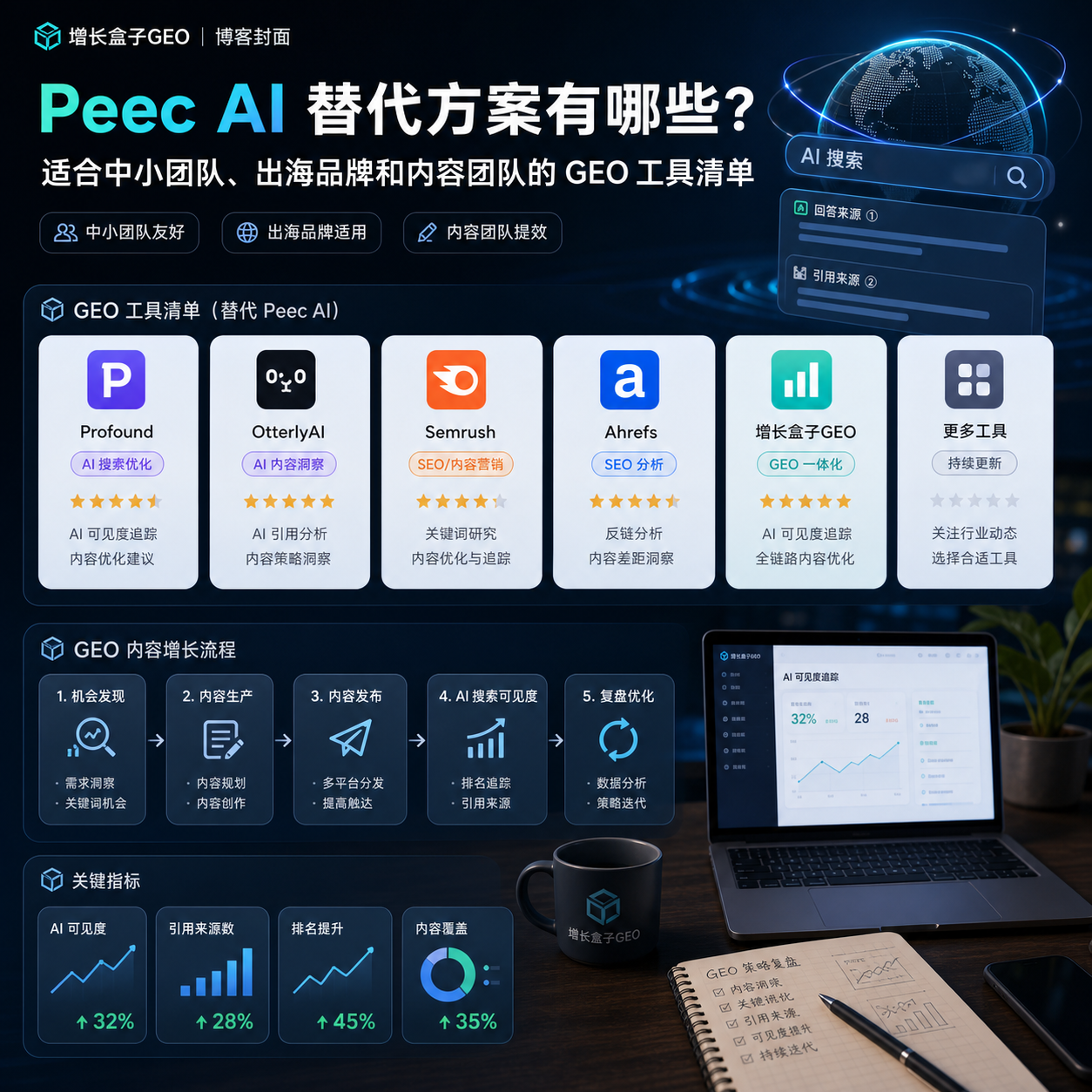 Peec AI 替代方案有哪些？适合中小团队、出海品牌和内容团队的 GEO 工具清单
