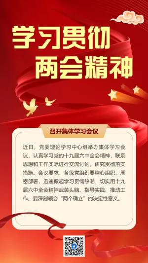 学习贯彻 两会精神