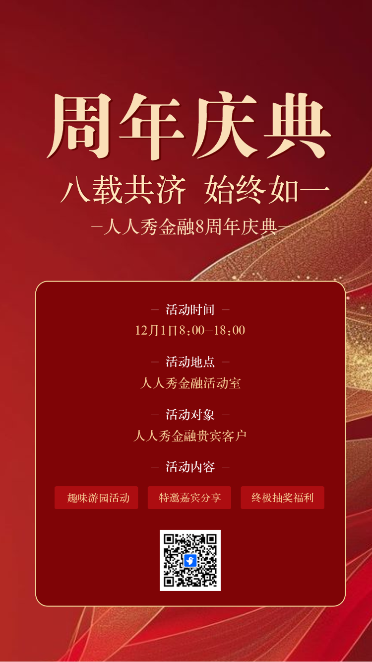 银行周年庆邀请函周年庆典答谢会邀请函