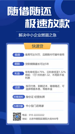 金融公司企业宣传理财贷款产品介绍