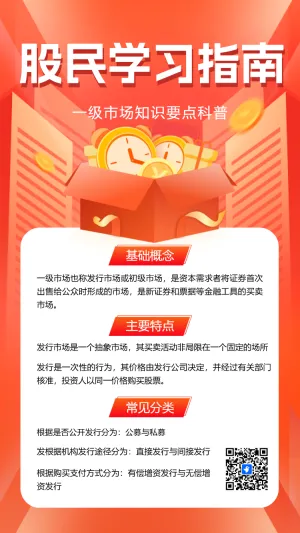 商务股票投资证券产品推广宣传
