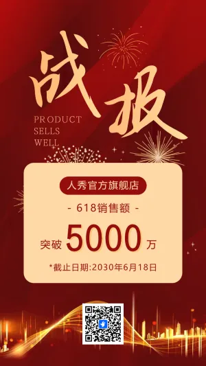 再创佳绩企业贺报喜报公司战报销售捷报