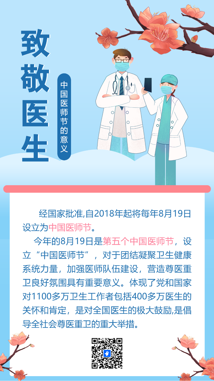 中国医师辛苦了医师节致敬先进医生表彰