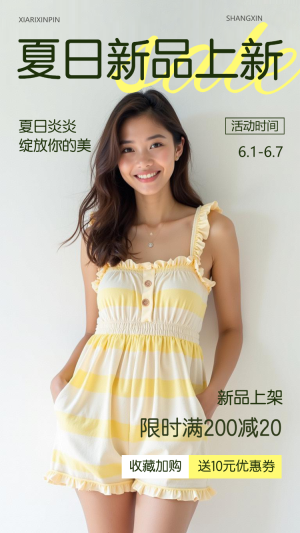 服飾新品發(fā)布新品上新邀請函