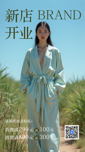 服飾新品發(fā)布新品上新邀請函