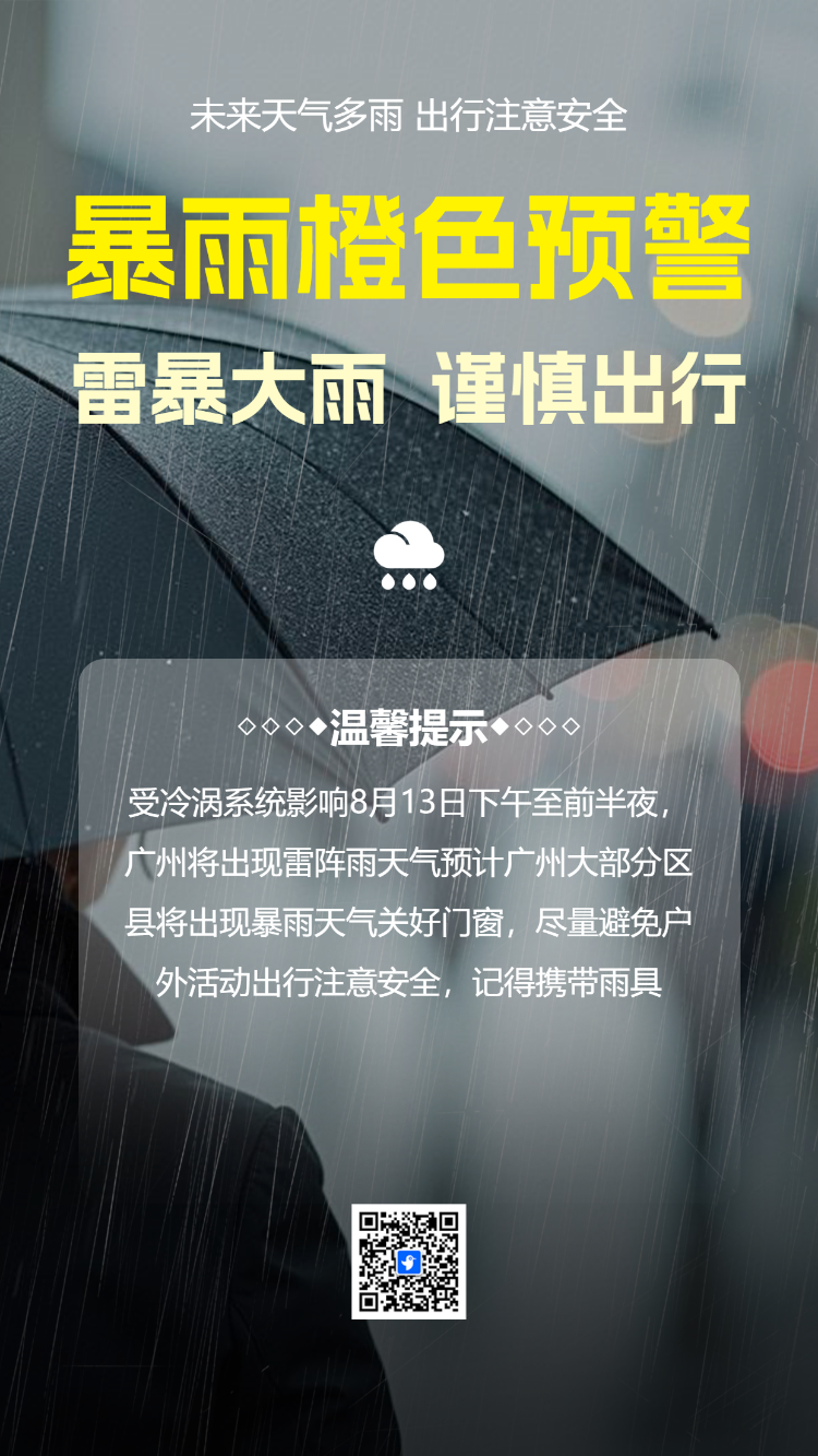 暴雨极端天气预警安全出行指南