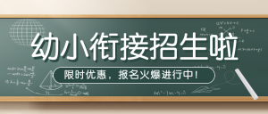 幼小銜接班招生宣傳學(xué)前教育幼小銜接輔導(dǎo)班招生簡章