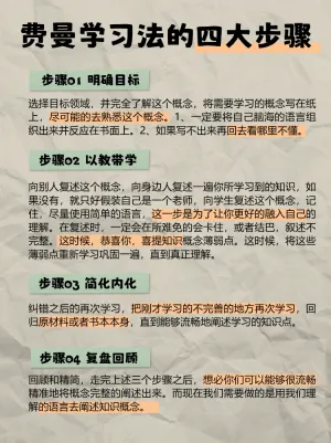 教育学习方法分享