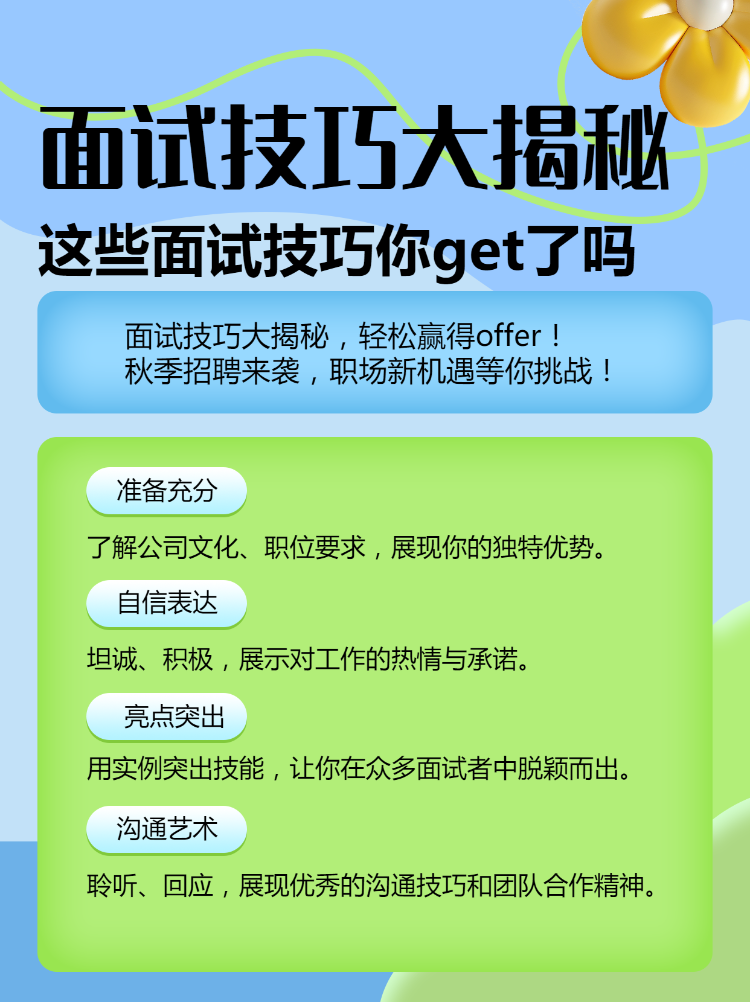 秋季招聘知识科普