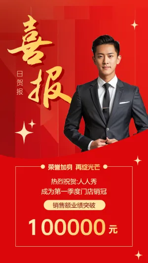 房产物业销售喜报