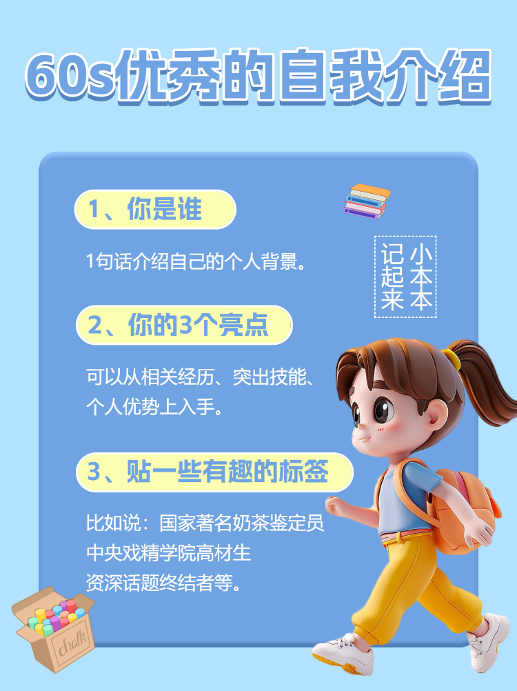 开学季新生自我介绍攻略