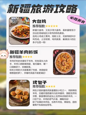 旅游出行新疆攻略指南