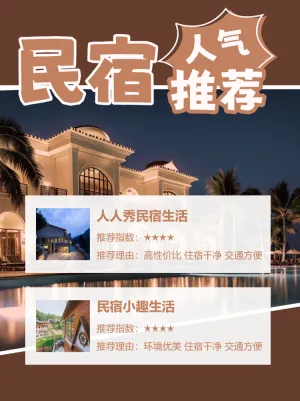 旅游民宿住宿推荐