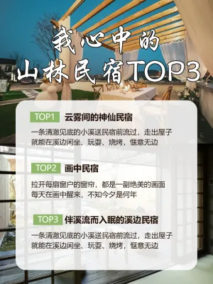 旅游出行酒店推荐酒店民宿攻略