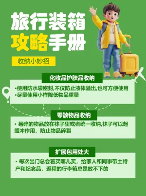 旅游打包指南