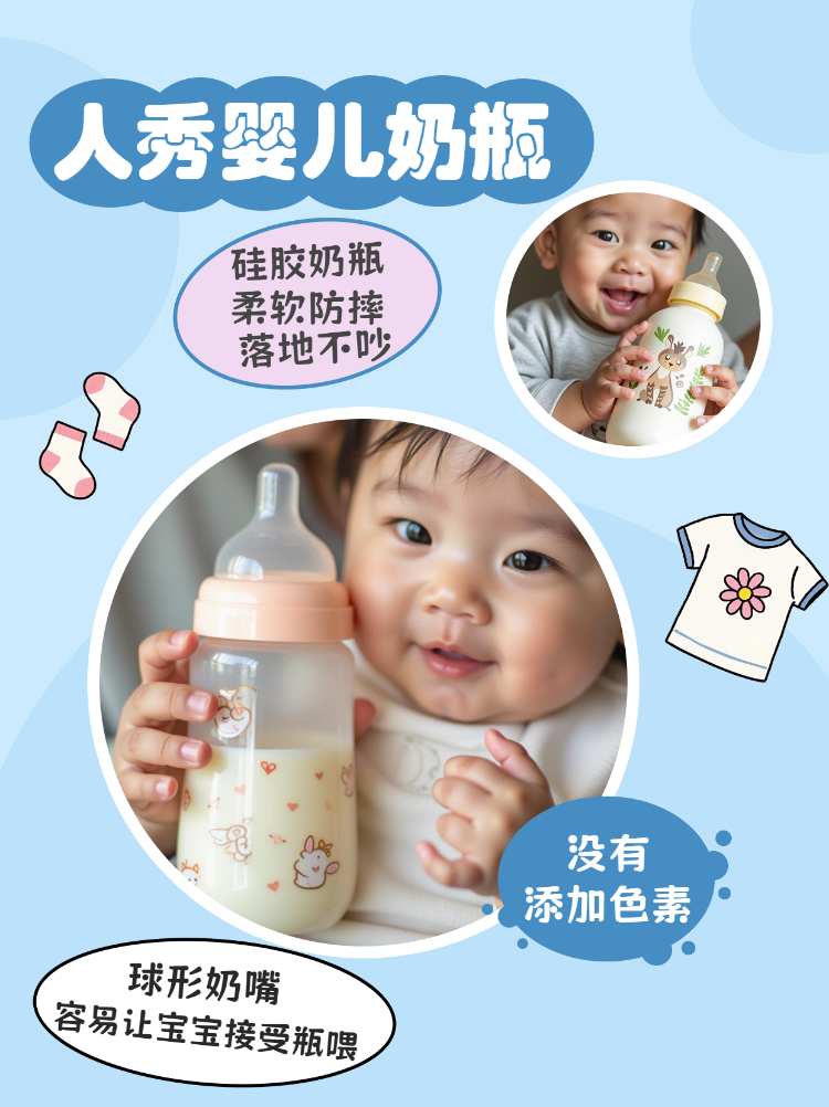 母婴用品产品宣传推广展示