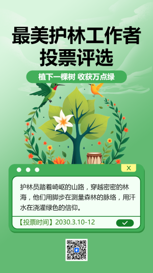 最美護(hù)林工作者 投票評(píng)選