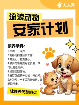 宠物领养计划活动