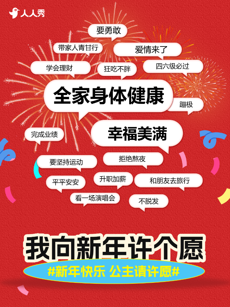 新年愿望分享