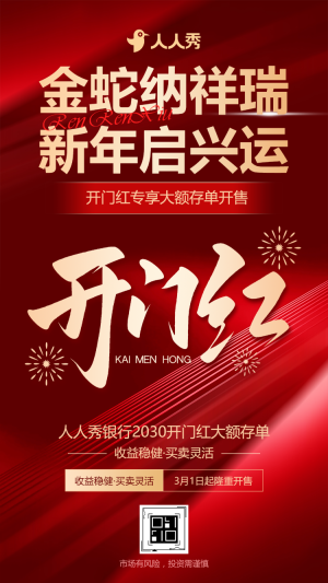 高級(jí)大氣銀行金融行業(yè)年會(huì)開門紅商務(wù)會(huì)議活動(dòng)邀請函