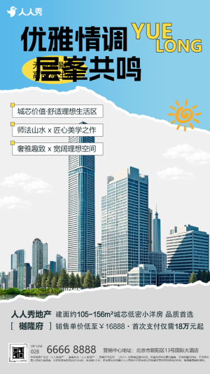 房地產(chǎn)樓盤預(yù)售房產(chǎn)地產(chǎn)盛大開盤活動(dòng)宣傳