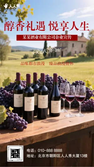 酒业宣传美酒宣传老酒酒业品牌宣传