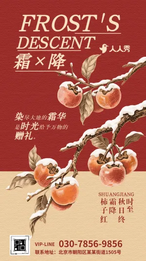 弥散风霜降节气养生指南知识科普