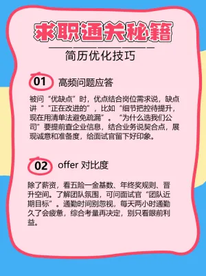 面试求职通关技巧秘籍