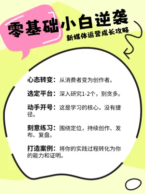 从0到1开始学新媒体运营干货