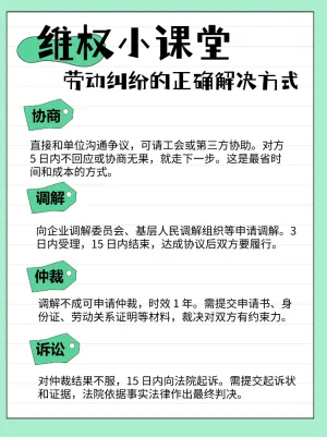 维权干货贴科普贴士