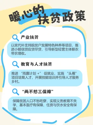 收藏这份扶贫政策详情