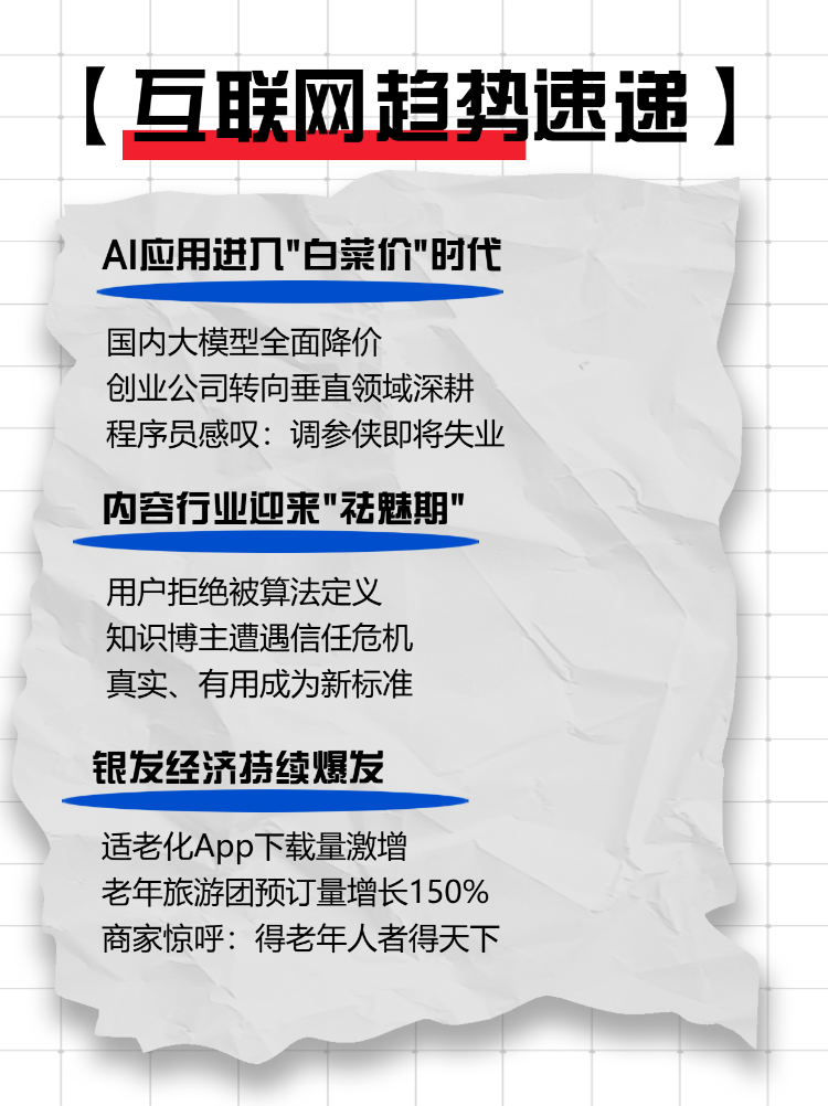 互联网热点趋势