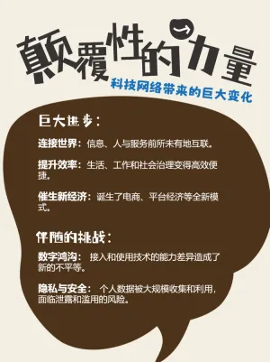 科技网络带来的美好变化
