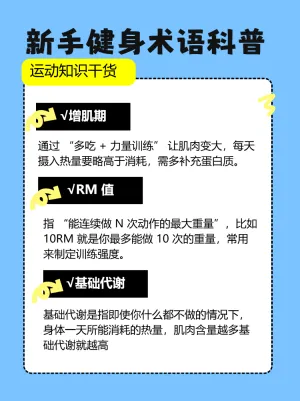 健身小白必看黑话合集整理