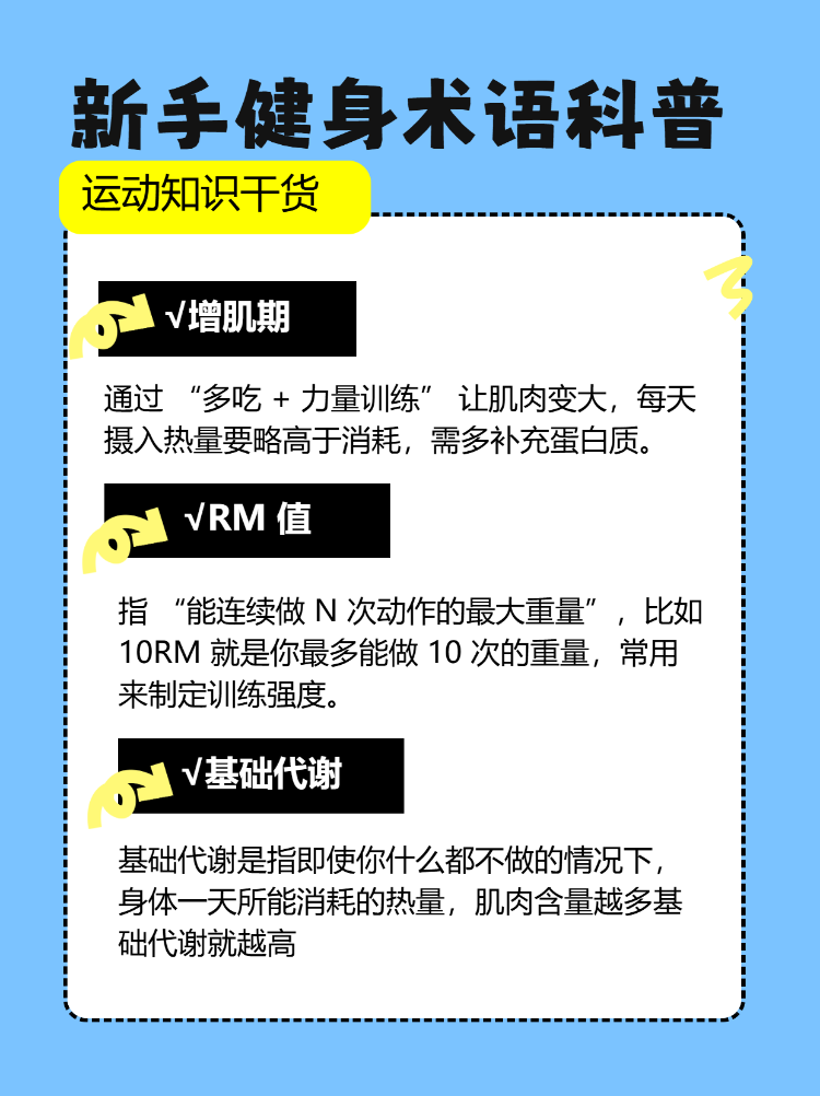 健身小白必看黑话合集整理