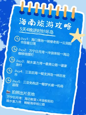 旅游出行计划高效准备