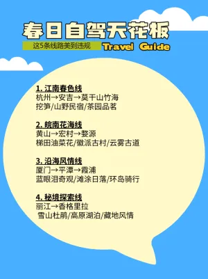 春日自驾游攻略指南