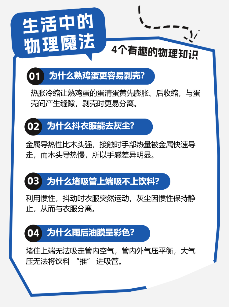 生活中有趣的物理知识分享