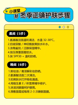 冬季护肤知识小课堂