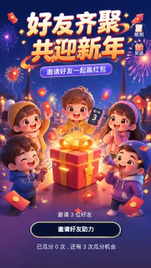 好友齐聚共迎新年