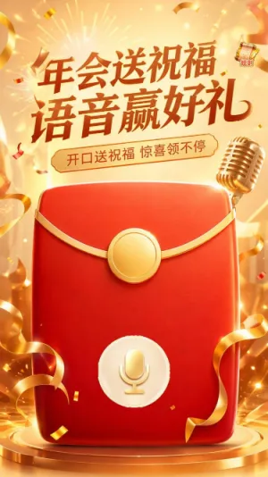 年会送祝福