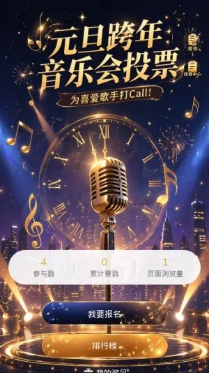 元旦跨年投票