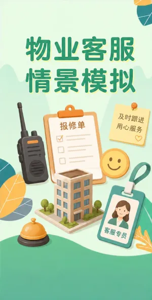 物业客服情景模拟